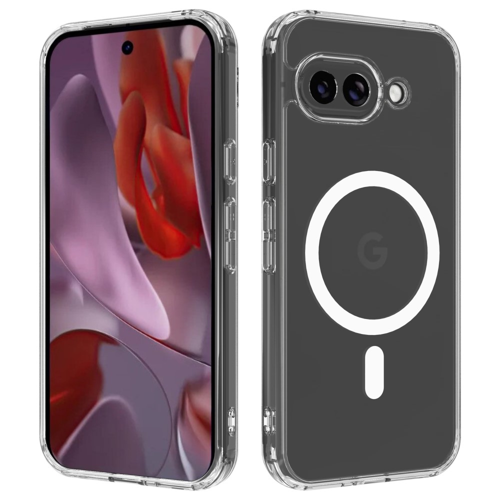 Θήκη Google Pixel 9a 5G OEM Silicone Sockproof συμβατό με MagSafe φορτιστή Transparent Πλάτη TPU Θήκη Google Pixel 9a 5G OEM Silicone Sockproof συμβατό με MagSafe φορτιστή Transparent Πλάτη TPU
