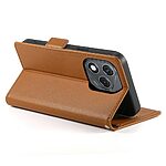 Θήκη Honor 400 Lite 5G Mad Mask Leather Wallet Case V7 με βάση στήριξης, υποδοχές καρτών και εσωτερικό μαγνητικό κούμπωμα Flip Wallet από συνθετικό δέρμα καφέ - Image 3