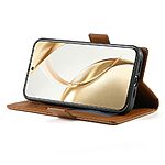 Θήκη Honor 400 Lite 5G Mad Mask Leather Wallet Case V7 με βάση στήριξης, υποδοχές καρτών και εσωτερικό μαγνητικό κούμπωμα Flip Wallet από συνθετικό δέρμα καφέ - Image 4