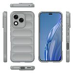 Θήκη Honor 400 Lite 5G Mad Mask Rugged Armor από σκληρό Premium TPU γκρι ανοιχτό - Image 2