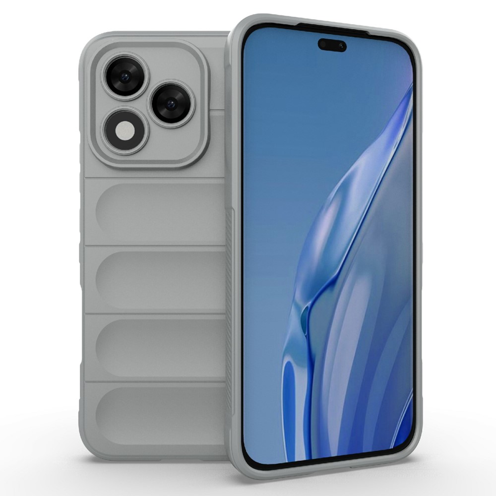 Θήκη Honor 400 Lite 5G Mad Mask Rugged Armor από σκληρό Premium TPU γκρι ανοιχτό Θήκη Honor 400 Lite 5G Mad Mask Rugged Armor από σκληρό Premium TPU γκρι ανοιχτό