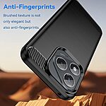 Θήκη Honor 400 Lite 5G Mad Mask Brushed TPU Carbon Πλάτη μαύρο - Image 2