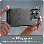 Θήκη Honor 400 Lite 5G Mad Mask Brushed TPU Carbon Πλάτη μαύρο - Image 4