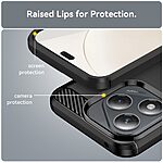 Θήκη Honor 400 Lite 5G Mad Mask Brushed TPU Carbon Πλάτη μαύρο - Image 5