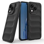 Θήκη Honor 400 Lite 5G Mad Mask Rugged Armor από σκληρό Premium TPU μαύρο - Image 2