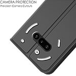 Θήκη Nothing Phone (3a) 5G Mad Mask Skin Pro Series με βάση στήριξης, υποδοχή καρτών και μαγνητικό κούμπωμα Flip Wallet από συνθετικό δέρμα και TPU μαύρο - Image 5