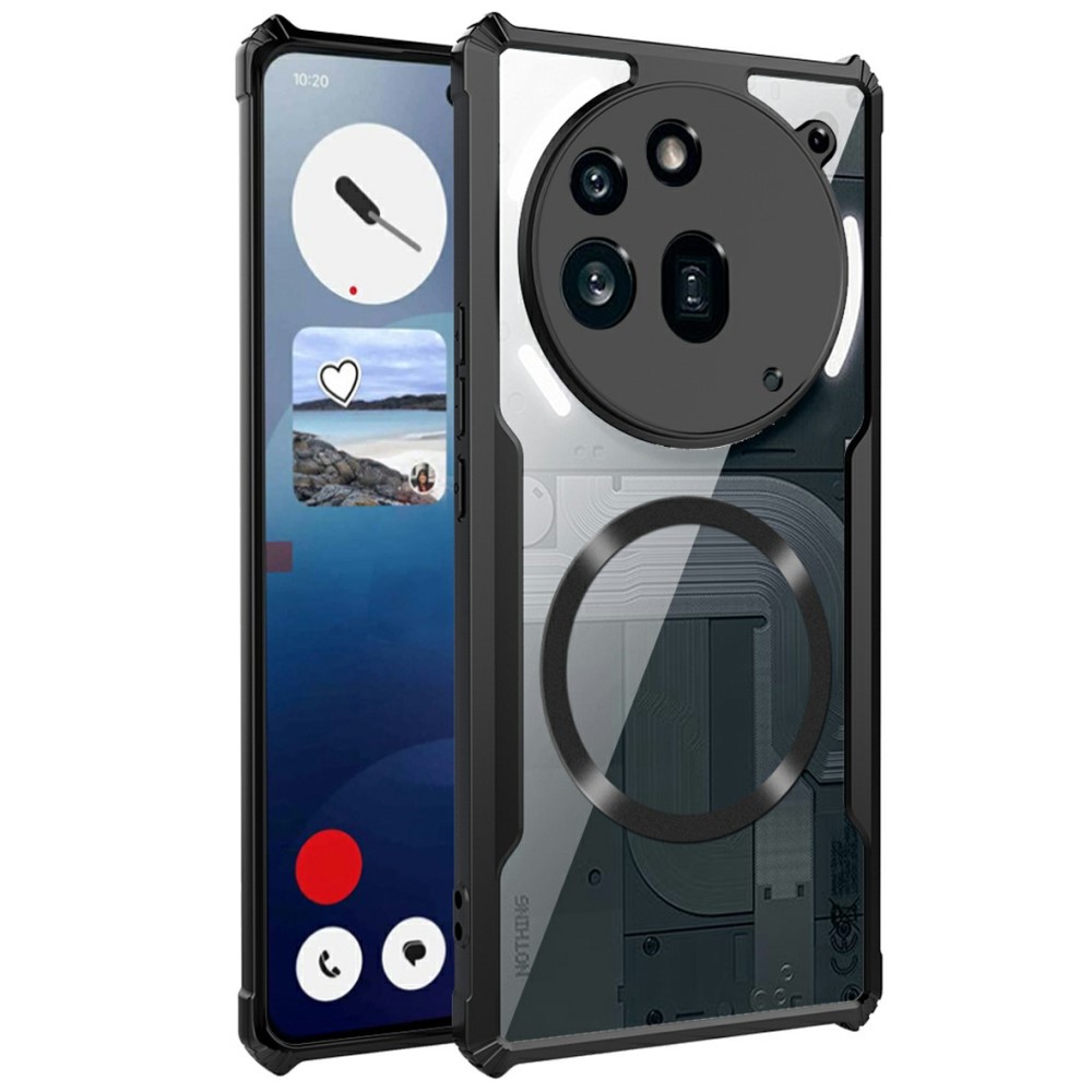 Θήκη Nothing Phone (3a) Pro 5G Mad Mask Hybrid Sockproof Transparent V2 Θήκη Nothing Phone (3a) Pro 5G Mad Mask Hybrid Sockproof Transparent V2