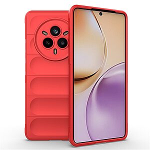 Θήκη Realme 14 Pro 5G Mad Mask Rugged Armor από σκληρό Premium TPU κόκκινο