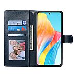 υποδοχές καρτών και μαγνητικό κούμπωμα Flip Wallet από συνθετικό δέρμα μπλε σκούρο