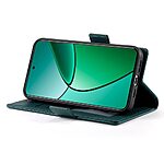 Θήκη Realme 14 Pro+ 5G Mad Mask Leather Wallet Case V7 με βάση στήριξης, υποδοχές καρτών και εσωτερικό μαγνητικό κούμπωμα Flip Wallet από συνθετικό δέρμα πράσινο - Image 4