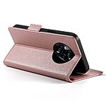 Θήκη Realme 14 Pro+ 5G Mad Mask Leather Wallet Case V7 με βάση στήριξης, υποδοχές καρτών και εσωτερικό μαγνητικό κούμπωμα Flip Wallet από συνθετικό δέρμα ροζ χρυσό - Image 3