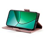 Θήκη Realme 14 Pro+ 5G Mad Mask Leather Wallet Case V7 με βάση στήριξης, υποδοχές καρτών και εσωτερικό μαγνητικό κούμπωμα Flip Wallet από συνθετικό δέρμα ροζ χρυσό - Image 4