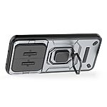 Θήκη Realme 14 Pro+ 5G Mad Mask Camshield Armor Guard v4 Πλάτη με προστασία για την κάμερα, Kickstand και Βάση στήριξης από σκλήρό Premium TPU γκρι - Image 3