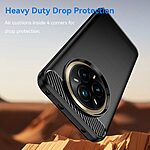 Θήκη Realme 14 Pro+ 5G Mad Mask Brushed TPU Carbon Πλάτη μαύρο - Image 4