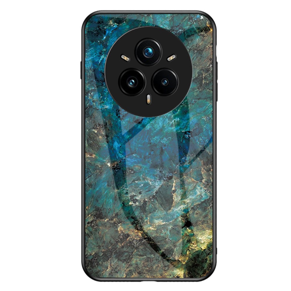 Θήκη Realme 14 Pro+ 5G OEM σχέδιο Marble με Πλάτη Tempered Glass TPU σμαραγδί Θήκη Realme 14 Pro+ 5G OEM σχέδιο Marble με Πλάτη Tempered Glass TPU σμαραγδί