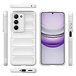 Θήκη Realme 14X 5G Mad Mask Rugged Armor από σκληρό Premium TPU λευκό - Image 2