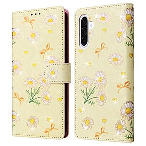 Θήκη Samsung Galaxy A26 5G OEM Yellow Daisy με βάση στήριξης
