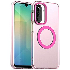 Θήκη Samsung Galaxy A26 5G Mad Mask Candy Series Sockproof συμβατό με MagSafe φορτιστή Transparent Πλάτη TPU κόκκινο