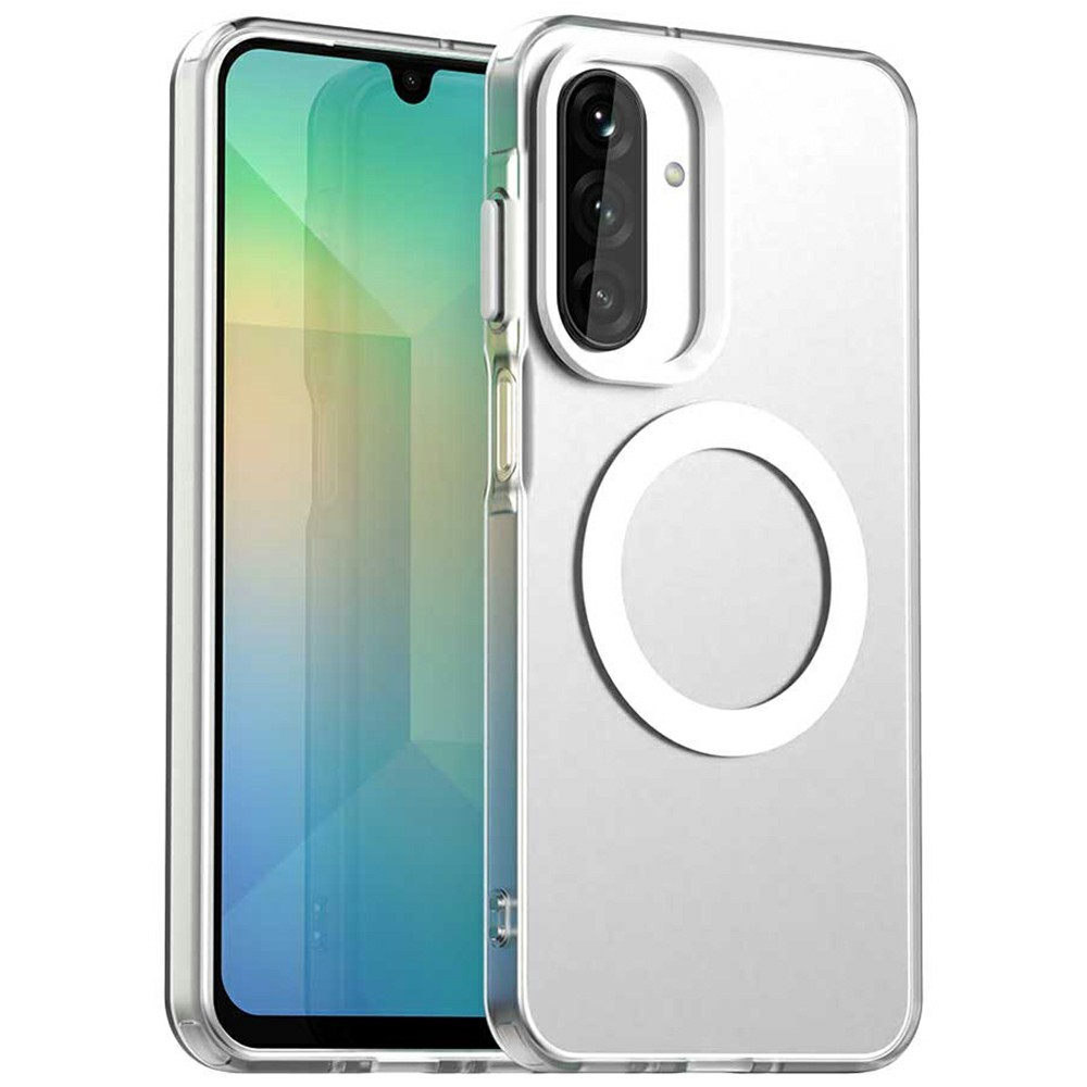 Θήκη Samsung Galaxy A26 5G Mad Mask Candy Series Sockproof συμβατό με MagSafe φορτιστή Transparent Πλάτη TPU λευκό Θήκη Samsung Galaxy A26 5G Mad Mask Candy Series Sockproof συμβατό με MagSafe φορτιστή Transparent Πλάτη TPU λευκό