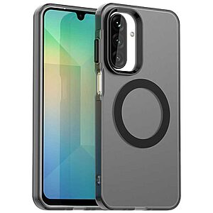 Θήκη Samsung Galaxy A26 5G Mad Mask Candy Series Sockproof συμβατό με MagSafe φορτιστή Transparent Πλάτη TPU μαύρο