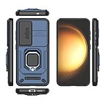 Θήκη Samsung Galaxy A26 5G / A17 5G Mad Mask Camshield Armor Guard v3 Πλάτη με προστασία για την κάμερα, Kickstand και Βάση στήριξης από σκλήρό Premium TPU μπλε - Image 5