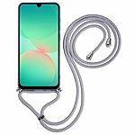 Θήκη Samsung Galaxy A26 5G / A17 5G OEM Soft Silicone Sockproof v3 πλάτη με κορδόνι από αντικραδασμικό TPU γκρι - Image 2