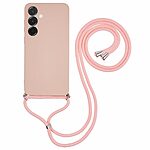 Θήκη Samsung Galaxy A26 5G OEM Soft Silicone Sockproof v3 πλάτη με κορδόνι από αντικραδασμικό TPU ροζ