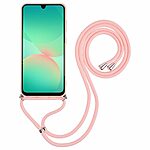 Θήκη Samsung Galaxy A26 5G / A17 5G OEM Soft Silicone Sockproof v3 πλάτη με κορδόνι από αντικραδασμικό TPU ροζ - Image 2