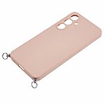 Θήκη Samsung Galaxy A26 5G / A17 5G OEM Soft Silicone Sockproof v3 πλάτη με κορδόνι από αντικραδασμικό TPU ροζ - Image 5