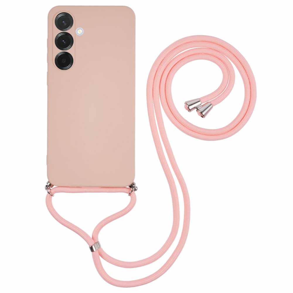 Θήκη Samsung Galaxy A26 5G OEM Soft Silicone Sockproof v3 πλάτη με κορδόνι από αντικραδασμικό TPU ροζ Θήκη Samsung Galaxy A26 5G OEM Soft Silicone Sockproof v3 πλάτη με κορδόνι από αντικραδασμικό TPU ροζ