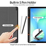 Θήκη Samsung Galaxy Tab S10 FE+ 13.1 DUX DUCIS Domo Series Tri-Fold με ειδική θέση για πενάκι και ενισχυμένη εσωτερική πλάτη μαύρο - Image 2