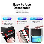 Θήκη Samsung Galaxy Tab S10 FE+ 13.1 DUX DUCIS Magi Series Tri-Fold με πολλαπλές θέσεις στήριξης, ειδική θέση για πενάκι και διάφανη ενισχυμένη πλάτη μαύρο - Image 3