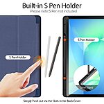 Θήκη Samsung Galaxy Tab S10 FE+ 13.1 DUX DUCIS Domo Series Tri-Fold με ειδική θέση για πενάκι και ενισχυμένη εσωτερική πλάτη μπλε - Image 2