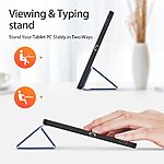 Θήκη Samsung Galaxy Tab S10 FE+ 13.1 DUX DUCIS Domo Series Tri-Fold με ειδική θέση για πενάκι και ενισχυμένη εσωτερική πλάτη μπλε - Image 3