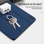 Θήκη Samsung Galaxy Tab S10 FE+ 13.1 DUX DUCIS Domo Series Tri-Fold με ειδική θέση για πενάκι και ενισχυμένη εσωτερική πλάτη μπλε - Image 4