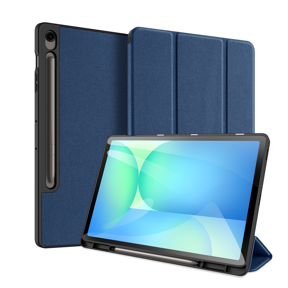 Θήκη Samsung Galaxy Tab S10 FE+ 13.1 DUX DUCIS Domo Series Tri-Fold με ειδική θέση για πενάκι και ενισχυμένη εσωτερική πλάτη μπλε Θήκη Samsung Galaxy Tab S10 FE+ 13.1 DUX DUCIS Domo Series Tri-Fold με ειδική θέση για πενάκι και ενισχυμένη εσωτερική πλάτη μπλε