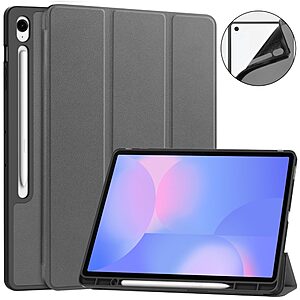 Θήκη Samsung Galaxy Tab S10 FE+ 13.1 Mad Mask Tri-Fold με ειδική θέση για πενάκι και ενισχυμένη πλάτη γκρι