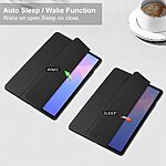 Θήκη Samsung Galaxy Tab S10 FE+ 13.1 Mad Mask Tri-Fold με ειδική θέση για πενάκι και διάφανη ενισχυμένη πλάτη μαύρο - Image 3