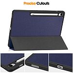Θήκη Samsung Galaxy Tab S10 FE+ 13.1 Mad Mask Tri-Fold με ειδική θέση για πενάκι και ενισχυμένη πλάτη μπλε σκούρο - Image 4