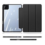 Θήκη Xiaomi Pad 7 11.2 / Pad 7 Pro 11.2 DUX DUCIS Toby Series Tri-Fold με ειδική θέση για πενάκι και διάφανη ενισχυμένη πλάτη μαύρο - Image 5