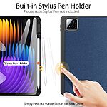 Θήκη Xiaomi Pad 7 11.2 / Pad 7 Pro 11.2 DUX DUCIS Domo Series Tri-Fold με ειδική θέση για πενάκι και ενισχυμένη εσωτερική πλάτη μπλε - Image 2