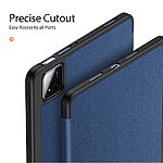 Θήκη Xiaomi Pad 7 11.2 / Pad 7 Pro 11.2 DUX DUCIS Domo Series Tri-Fold με ειδική θέση για πενάκι και ενισχυμένη εσωτερική πλάτη μπλε - Image 5