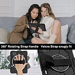 Θήκη Xiaomi Pad 7 11.2 / Pad 7 Pro 11.2 Mad Mask Θήκη Premium με βάση στήριξης, ενισχυμένες γωνίες και ειδικό λουράκι μεταφοράς, διπλή προστασία Πλάτη μαύρο - Image 5