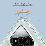 Θήκη Xiaomi Pad 7 11.2 / Pad 7 Pro 11.2 XUNDD 	Θήκη TPU με βάση στήριξης, ενισχυμένες γωνίες και διάφανη πλάτη σε χρώμα μαύρο - Image 3