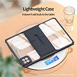 Θήκη Xiaomi Pad 7 11.2 / Pad 7 Pro 11.2 XUNDD 	Θήκη TPU με βάση στήριξης, ενισχυμένες γωνίες και διάφανη πλάτη σε χρώμα μαύρο - Image 4