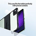 Θήκη Xiaomi Pad 7 11.2 / Pad 7 Pro 11.2 XUNDD 	Θήκη TPU με βάση στήριξης, ενισχυμένες γωνίες και διάφανη πλάτη σε χρώμα μαύρο - Image 5