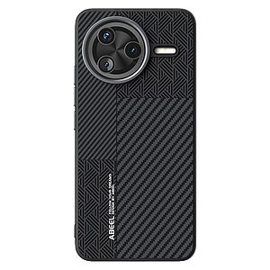 Θήκη Xiaomi Poco F7 Pro 5G / Poco F7 Ultra 5G ABEEL Aluminum Design Series SockProof συμβατή με ασύρματη φόρτιση Magsafe πλάτη από σκληρό Premium TPU μαύρο