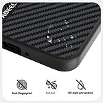 Θήκη Xiaomi Poco F7 Pro 5G ABEEL Aluminum Design Series SockProof συμβατή με ασύρματη φόρτιση Magsafe πλάτη από σκληρό Premium TPU μαύρο - Image 4