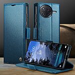 Θήκη Xiaomi Poco F7 Pro 5G CASEME 023 Series Πορτοφόλι με βάση στήριξης, υποδοχές καρτών και μαγνητικό κούμπωμα από συνθετικό δέρμα και TPU μπλε - Image 4