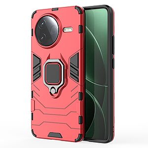 Θήκη Xiaomi Poco F7 Pro 5G / Poco F7 Ultra 5G Mad Mask Πλάτη Thin Armor με Μαγνητικό δαχτυλίδι και Βάση στήριξης TPU κόκκινο